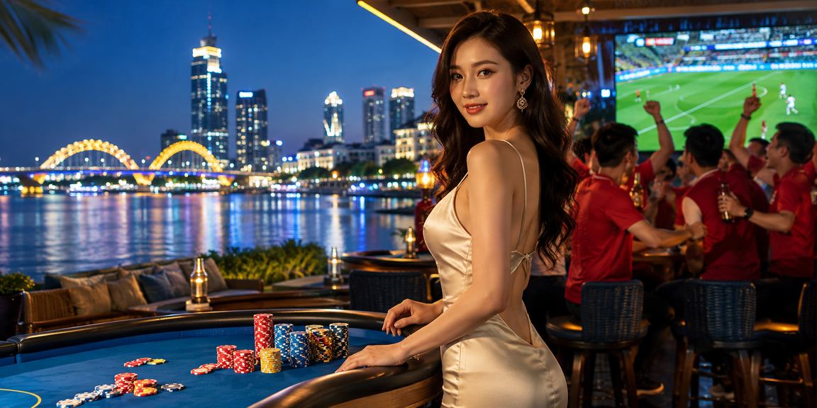 Người chơi trải nghiệm cá cược trực tuyến tại bãi biển Đà Nẵng với thiết bị di động